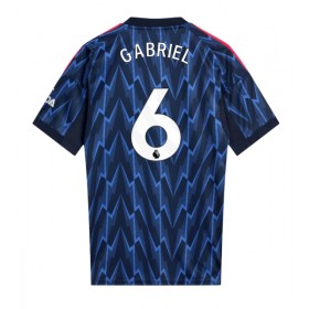 Pánské fotbalový oblečení Arsenal Gabriel Magalhaes #6 Venkovní košile 2025-26 Krátkým Rukávem